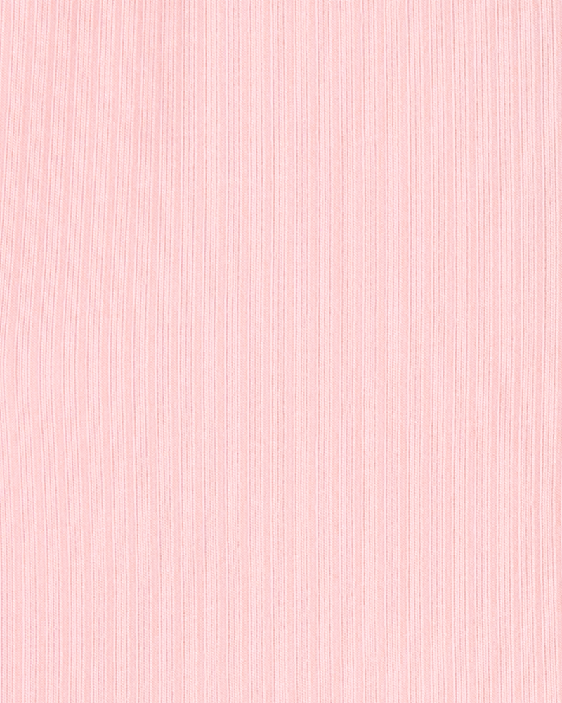 Baby Solid PurelySoft Footie 1-Piece Pajamas - Pink, image 3 of 5 slides