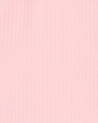 Baby Solid PurelySoft Footie 1-Piece Pajamas - Pink, image 3 of 5 slides
