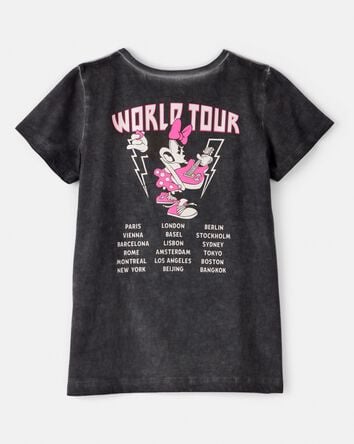 Kid Disney© Minnie Mouse Music Short-Sleeve Graphic Tee - Black/Pink, 
