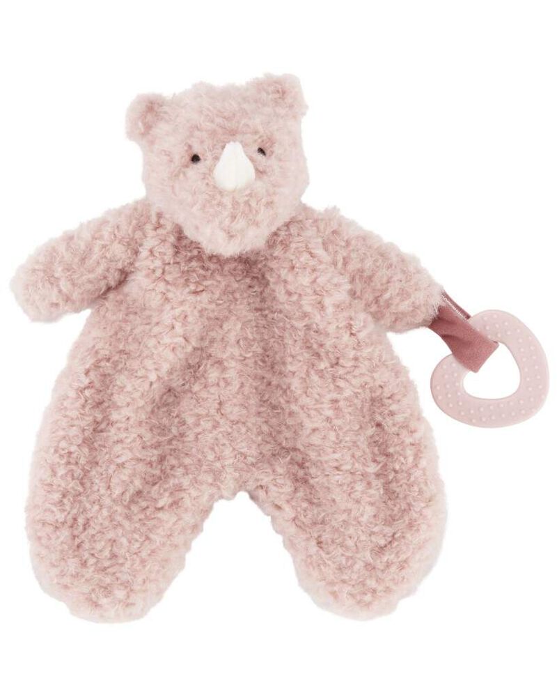 Baby Rhino Plush With Teether, image 3 of 3 slides