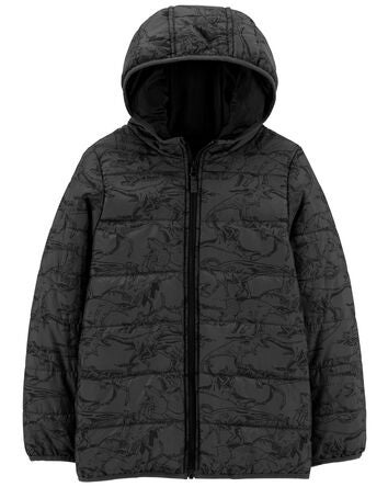 Baby Dinosaur Packable Puffer Jacket, 