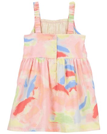 Toddler Watercolor Sleeveless Dress, 