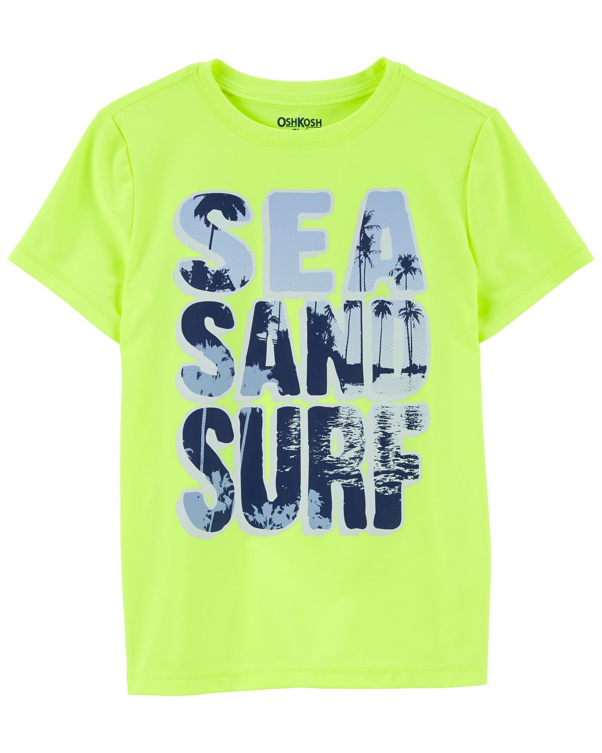 Neon Yellow Kid Surf Neon Rashguard