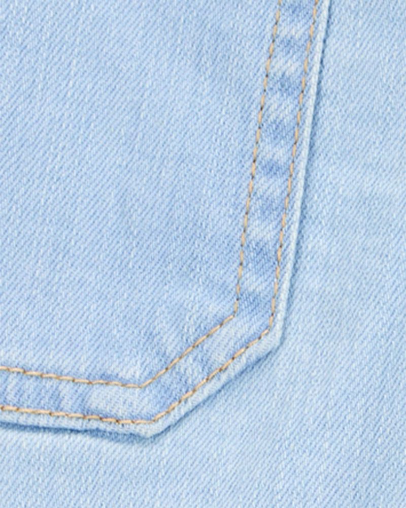 Kid Iconic Denim Shorts - Blue, image 3 of 4 slides