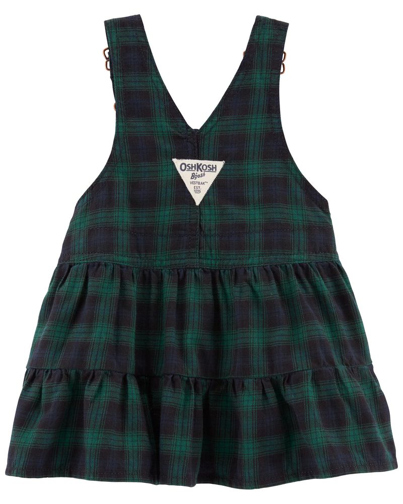 Baby Plaid Jumper Dress, image 2 of 4 slides