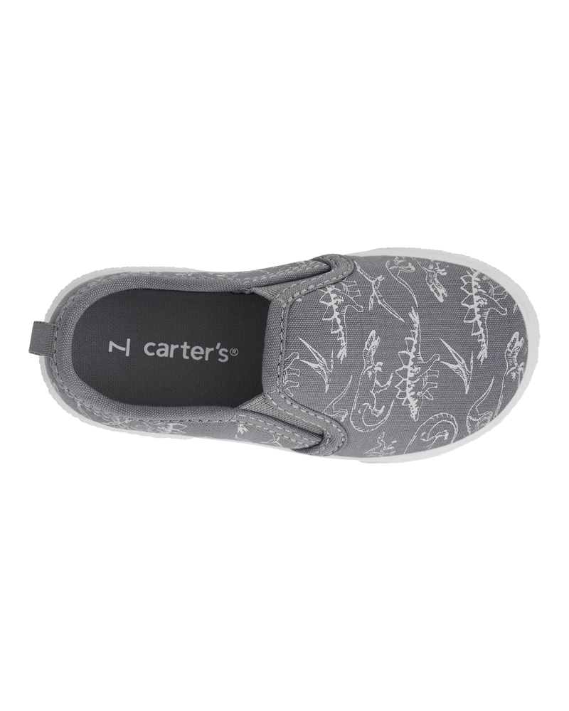 Toddler Dinosaur Slip-On Sneakers, image 4 of 7 slides