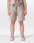 Toddler Everyday Quick Dry Shorts - Taupe, image 2 of 8 slides
