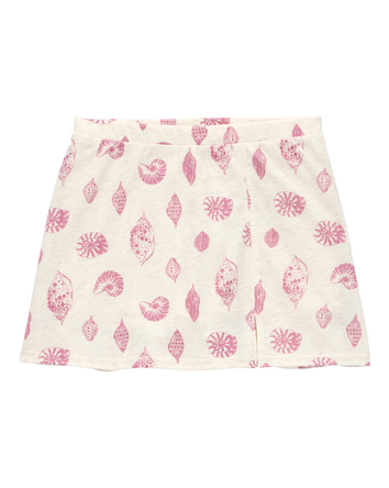 Girls Seashell Golf Skort - Ivory, 