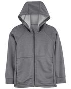 Kid Hooded Zip Jacket In Unstoppable French Terry, image 1 of 3 slides