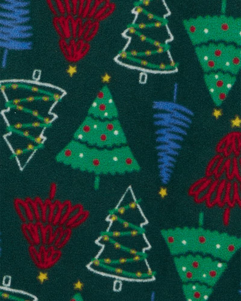 Adult Christmas Tree Pull-On Fleece Pajama Pants, image 3 of 4 slides