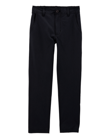 Boys Active Pull-On Uniform Pants - Black, 