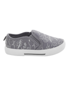Toddler Dinosaur Slip-On Sneakers, image 2 of 7 slides