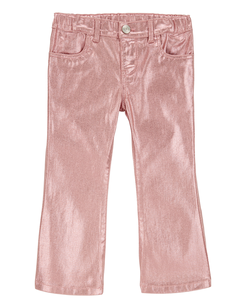 Baby Metallic Flare Pants, image 1 of 4 slides