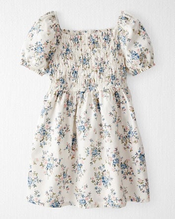 Toddler Girl Floral-Print Dress Made with Organic Cotton, 