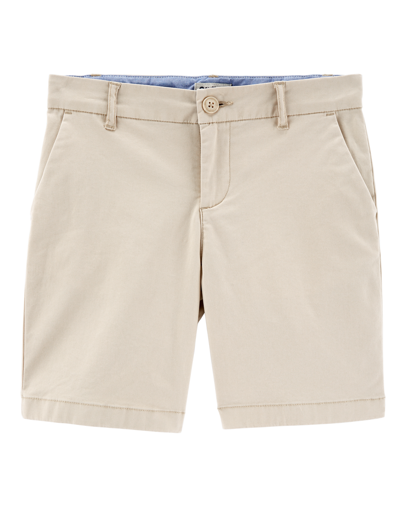 Kid Stretch Chino Shorts, image 1 of 3 slides