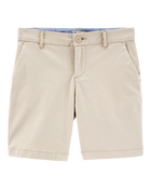 Kid Stretch Chino Shorts, image 1 of 3 slides