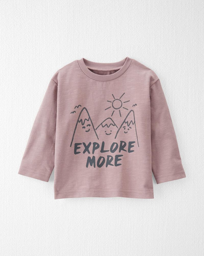 Baby Organic Cotton Explore More Graphic Tee, image 1 of 4 slides