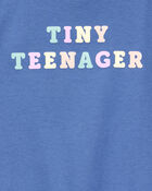 Toddler Tiny Teenager Short-Sleeve Graphic Tee - Blue, image 2 of 3 slides