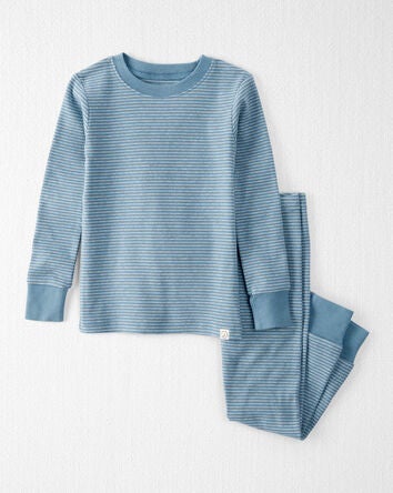 Toddler Solid Organic Cotton 2-Piece Pajamas, 