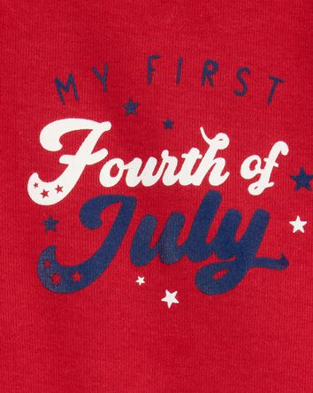 Baby First 4th Of July Cotton Bodysuit, 