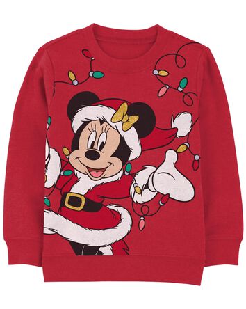 Toddler Minnie Mouse Christmas Pullover, 