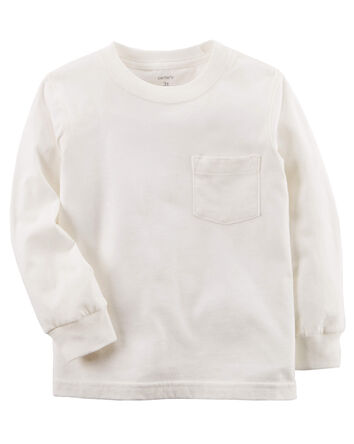 Long-Sleeve Pocket Tee, 