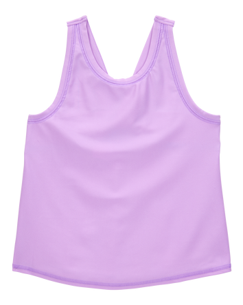 Kid Active Twist Tank - Purple, 