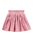 Toddler Pull-On Skort - Pink, image 1 of 6 slides