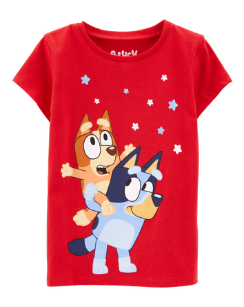 Toddler 4th Of July Bluey Tee, 