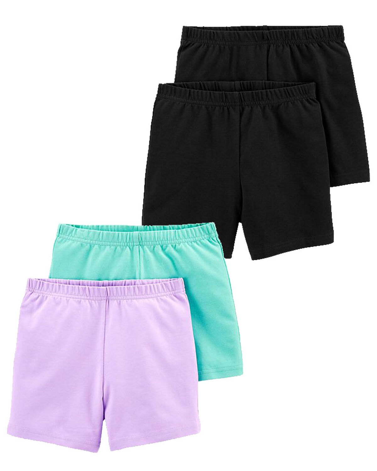 Multi Kid 4Pack Tumbling Shorts