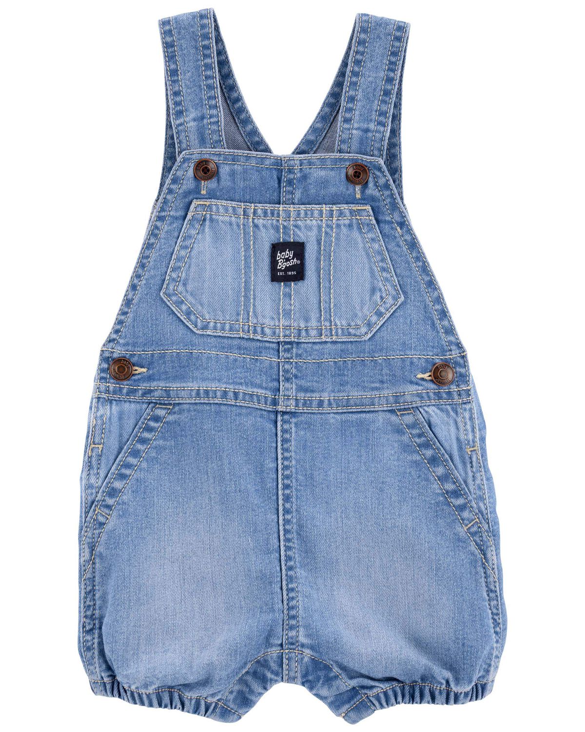 Blue Baby Denim Overalls Bubble