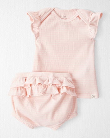 Baby 2-Piece Organic Cotton Rib Set, 