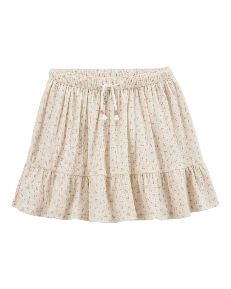Kid 2-Piece Cherries Fashion Top & Crinkle Skirt Set, image 4 of 6 slides