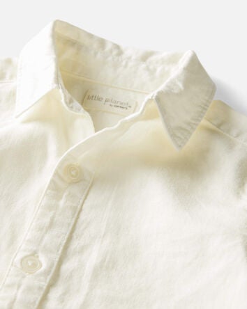 Toddler Linen Button-Front Shirt , 