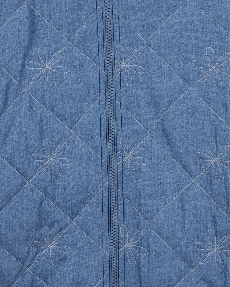 Kid Quilted Chambray Mid-Weight Jacket, image 3 of 3 slides