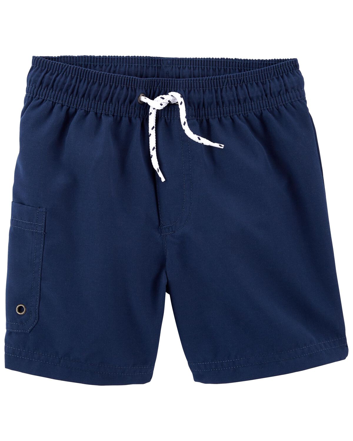 Navy Toddler Swim Trunks
