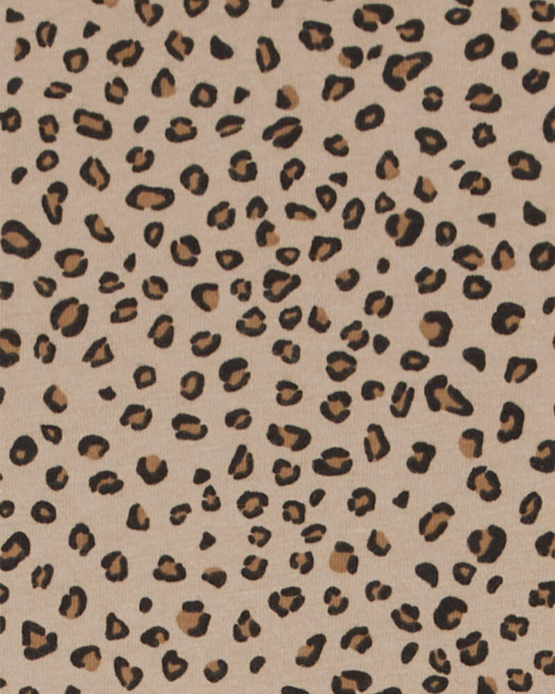 Toddler Leopard Print Peplum Top, image 2 of 3 slides