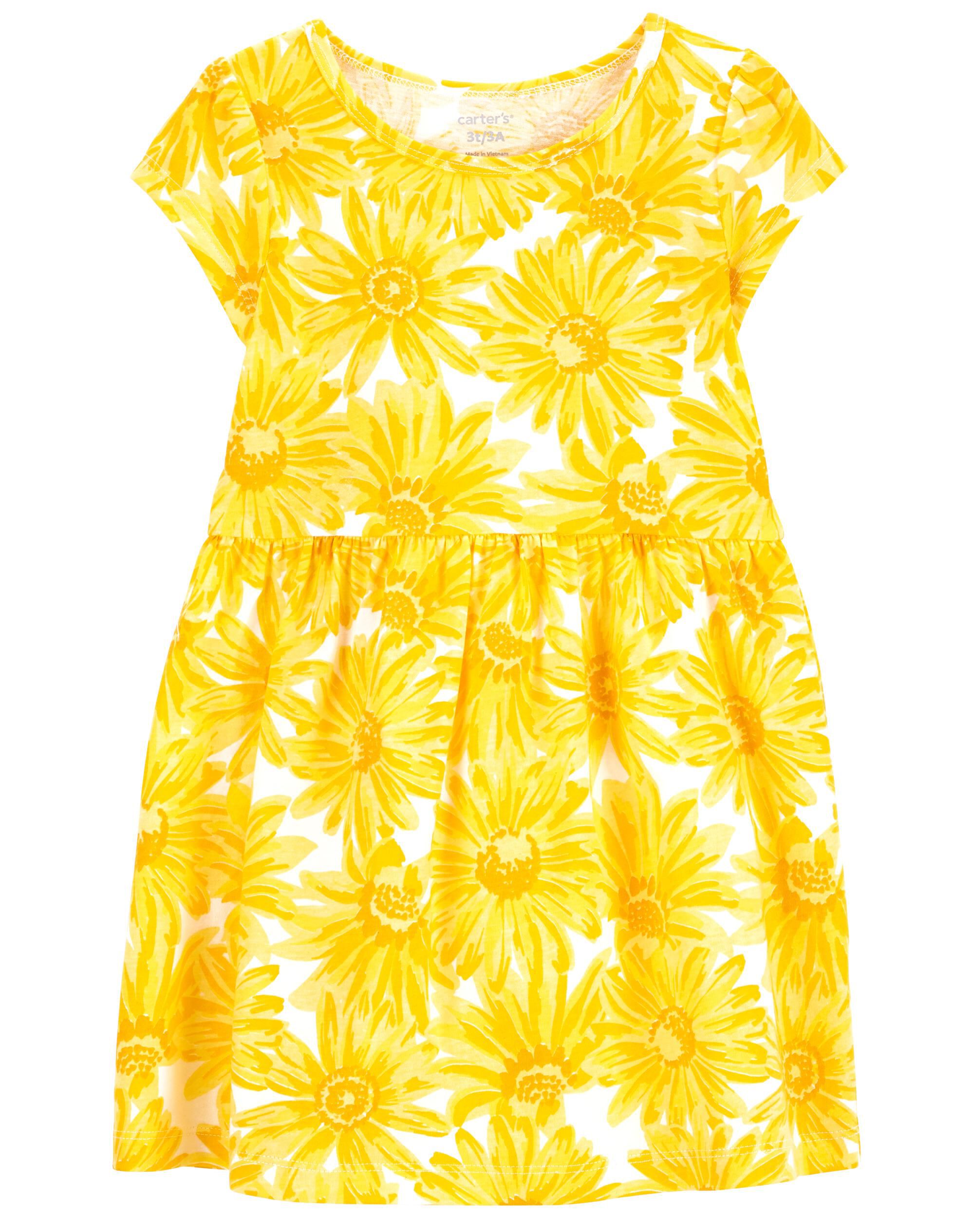 Toddler Floral Jersey Dress