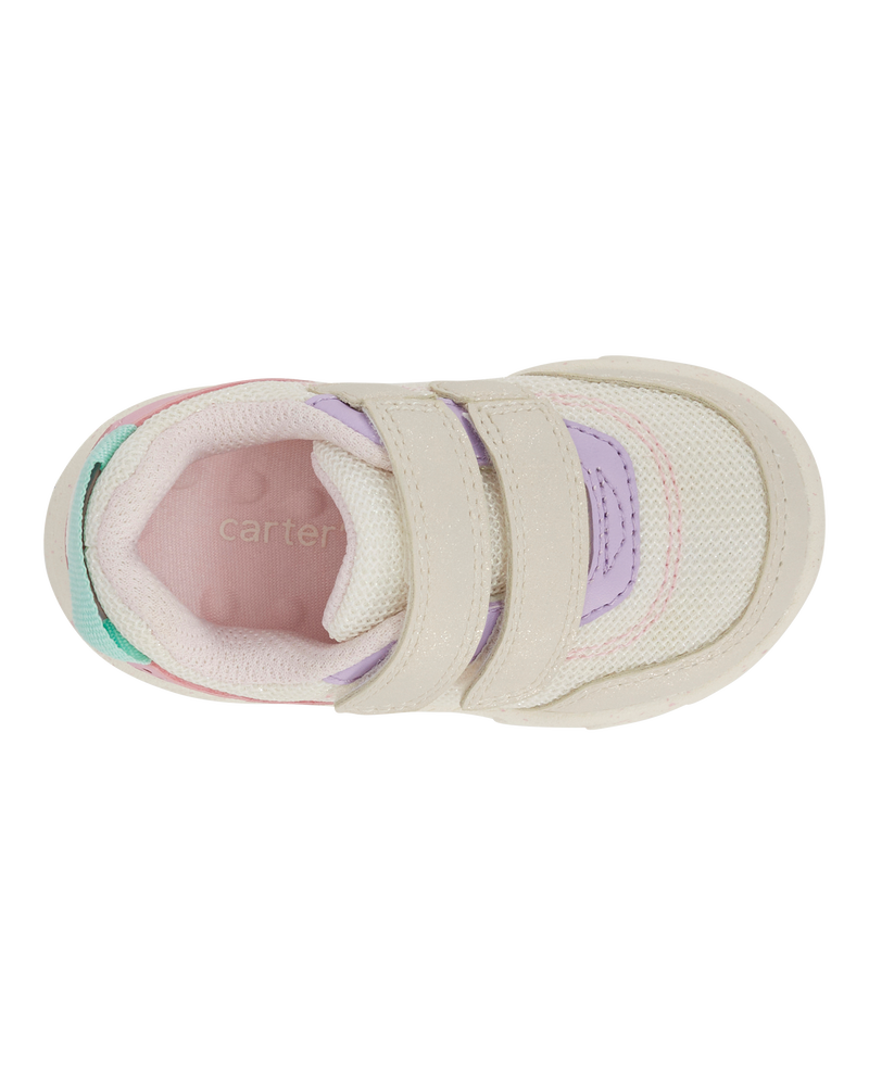  Every Step® First Walker Fashion Sneakers - White/Pastels
, image 4 of 7 slides