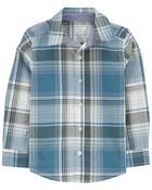 Toddler Plaid Button-Front Shirt, image 2 of 4 slides