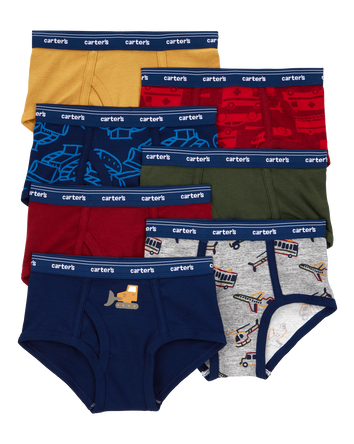 Toddler 7-Pack Cotton Briefs Underwear, 