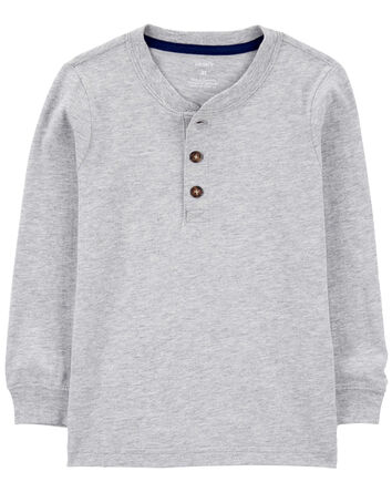 Toddler Long-Sleeve Henley Tee, 