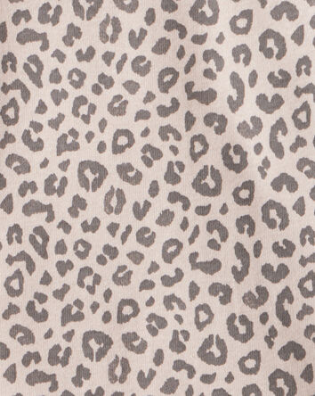 Baby Girl 4-Pack Leopard Print Cotton Long-Sleeve Multipack Bodysuits - Red/White, 