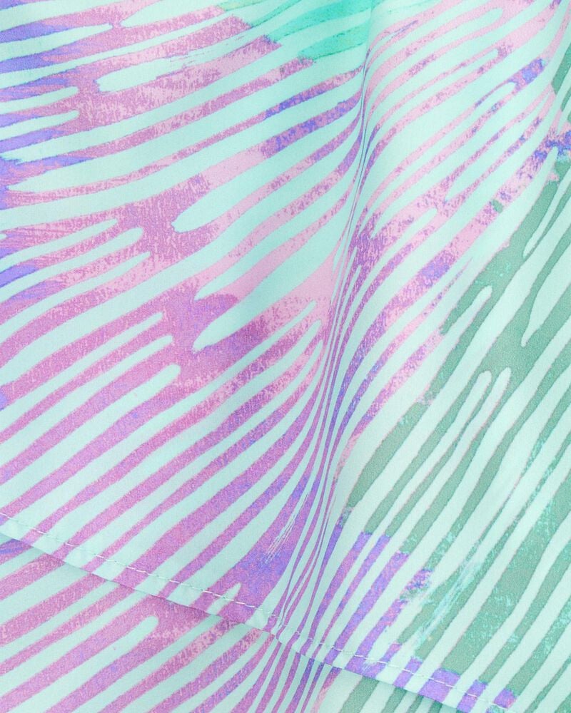 Kid Flowy Tie-Dye Layered Flip Short - Blue/Purple, image 4 of 6 slides