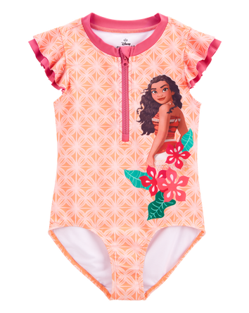Kid Disney© Moana 1-Piece Swimsuit - Orange, 