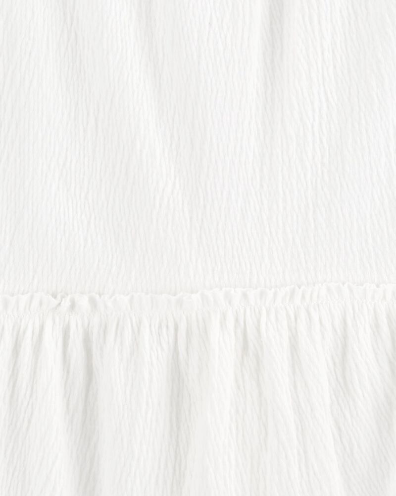 Kid 2-Piece Crinkle Jersey Strap Tank &  Floral Linen Shorts Set
, image 2 of 4 slides