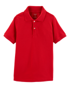 Kid Piqué Uniform Polo, image 1 of 2 slides