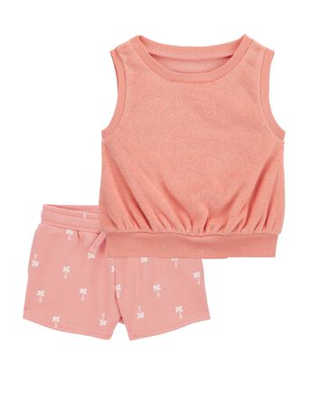 Baby 2-Piece Terry Tank & Pull-On Shorts Set, 