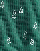Baby 2-Piece Christmas Tree Print Set Made with Organic Cotton, image 3 of 5 slides