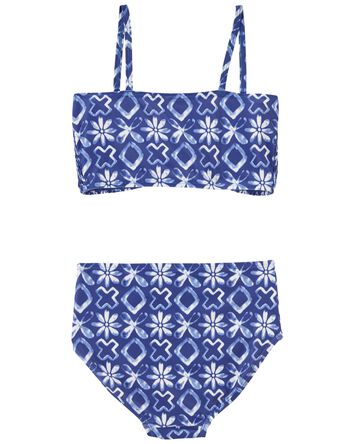 Kid 2-Piece Smocked  Swimsuit, 